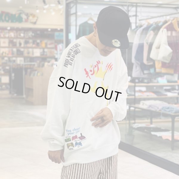 画像15: 【ラストMのみ】KINGSIZE（キングサイズ）“GRAFITTI  CREW SWEAT” (15)