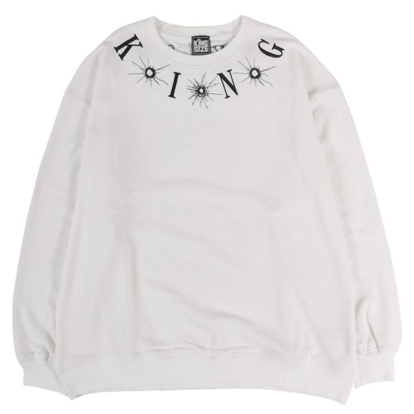 画像1: KINGSIZE（キングサイズ）“GUN HOLE CREW SWEAT” (1)