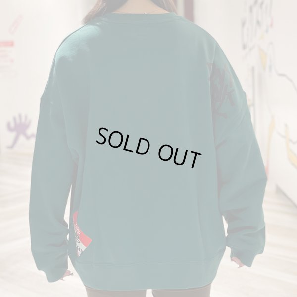 画像17: 【ラストMのみ】KINGSIZE(キングサイズ)“GRAFITTI  CREW SWEAT” (17)