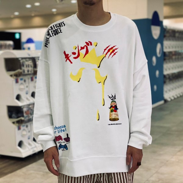 画像18: 【ラストMのみ】KINGSIZE(キングサイズ)“GRAFITTI  CREW SWEAT” (18)