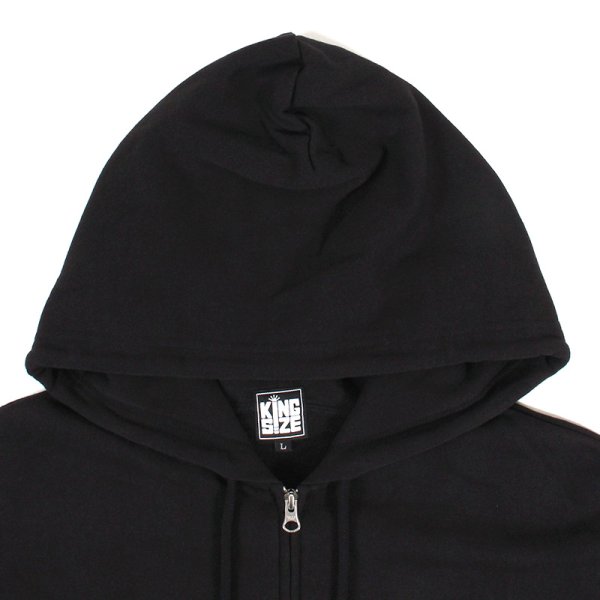 画像4: 【ラストMのみ】KINGSIZE（キングサイズ）“RASTA LOGO ZIP HOOD” (4)