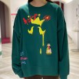 画像16: 【ラストMのみ】KINGSIZE（キングサイズ）“GRAFITTI  CREW SWEAT” (16)
