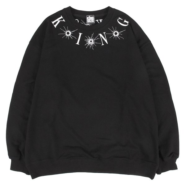 画像1: KINGSIZE（キングサイズ）“GUN HOLE CREW SWEAT” (1)