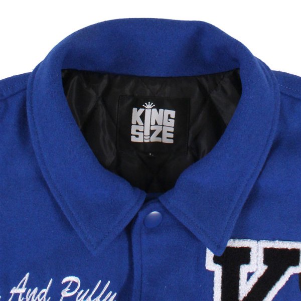 画像3: 【ラストMのみ】KINGSIZE(キングサイズ)“MELTON STADIUM JACKET” (3)