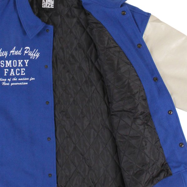 画像12: 【ラストMのみ】KINGSIZE(キングサイズ)“MELTON STADIUM JACKET” (12)