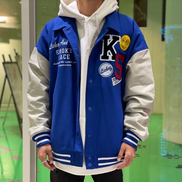 画像15: 【ラストMのみ】KINGSIZE(キングサイズ)“MELTON STADIUM JACKET” (15)