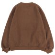 画像2: 【ラストLのみ】BUDS（バッズ）“WAFFLE HUTON CREW NECK” (2)