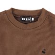 画像3: 【ラストLのみ】BUDS（バッズ）“WAFFLE HUTON CREW NECK” (3)