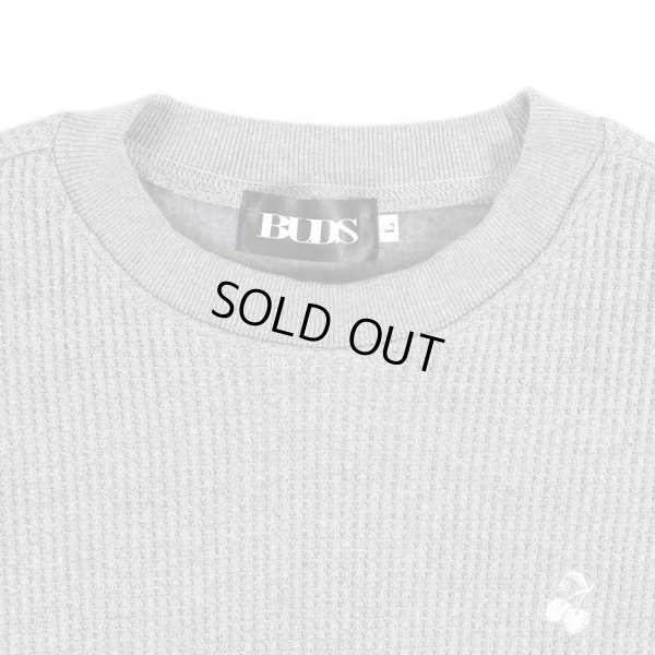 画像3: BUDS（バッズ）“WAFFLE HUTON CREW NECK” (3)