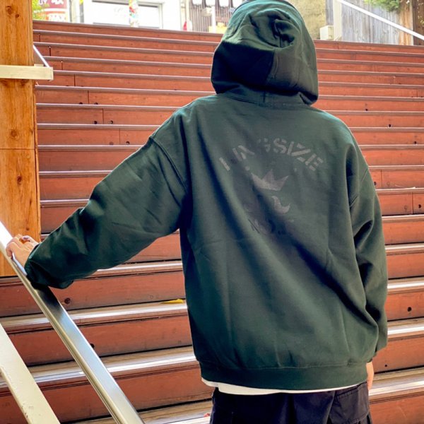 画像12: 【ラストMのみ】KINGSIZE（キングサイズ）“No.5 HOOD SWEAT” (12)
