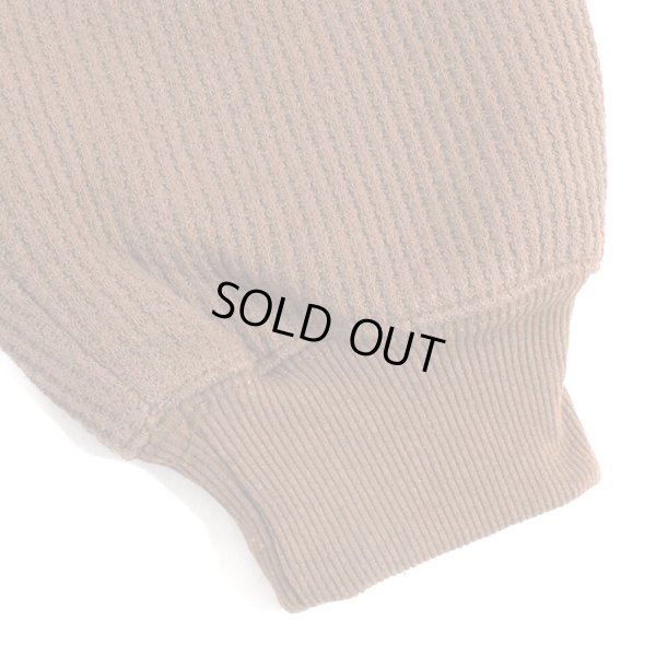 画像7: 【ラストLのみ】BUDS（バッズ）“WAFFLE HUTON CREW NECK” (7)