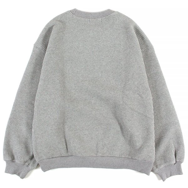 画像2: BUDS（バッズ）“WAFFLE HUTON CREW NECK” (2)