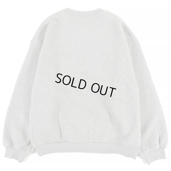 画像2: BUDS（バッズ）“WAFFLE HUTON CREW NECK” (2)
