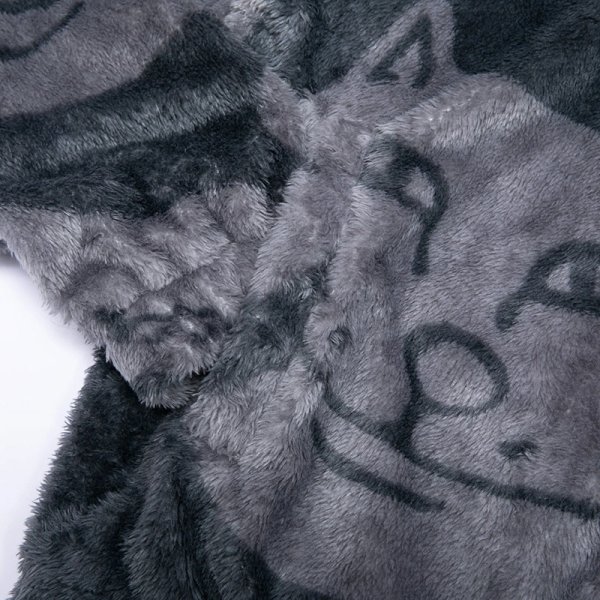 画像4: 【ラストLのみ】RIPNDIP (リップンディップ) “MANY FACES SHERPA JACKET” (4)