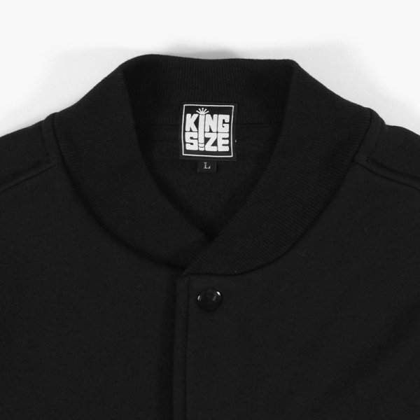 画像3: 【ラストMのみ】KINGSIZE（キングサイズ）“LOGO SWEAT SNAP JACKET” (3)