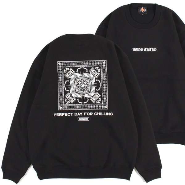 画像1: 【ラストXXLのみ】BUDS（バッズ）“NAVIGATOR CREW SWEAT” (1)