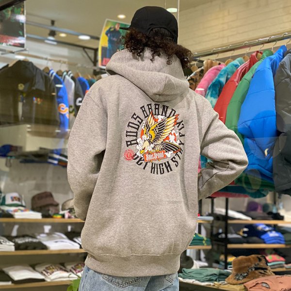 画像12: 【ラストXLのみ】BUDS（バッズ）“EAGLE ZIP HOOD” (12)