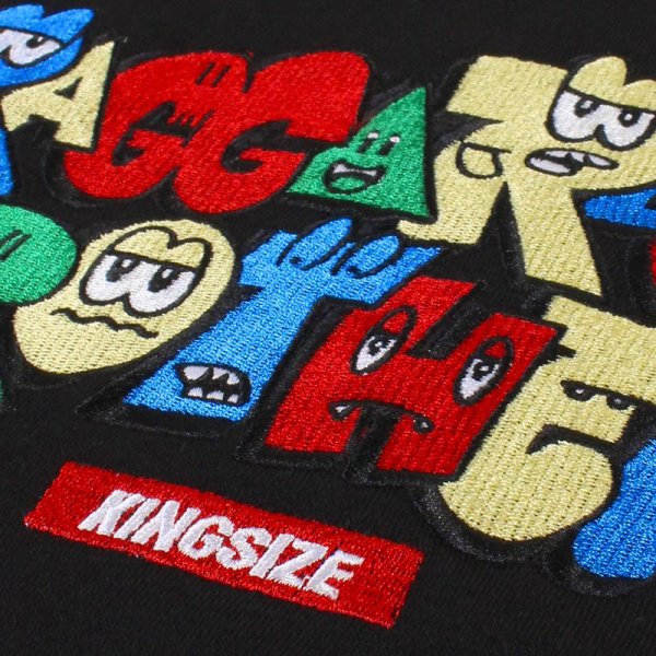 画像5: 【ラストLのみ】KINGSIZE(キングサイズ)“xRAGGARAGGA BROTHERS HOODY” (5)
