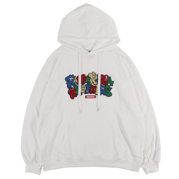 画像1: 【ラストLのみ】KINGSIZE（キングサイズ）“ｘRAGGARAGGA BROTHERS HOODY” (1)