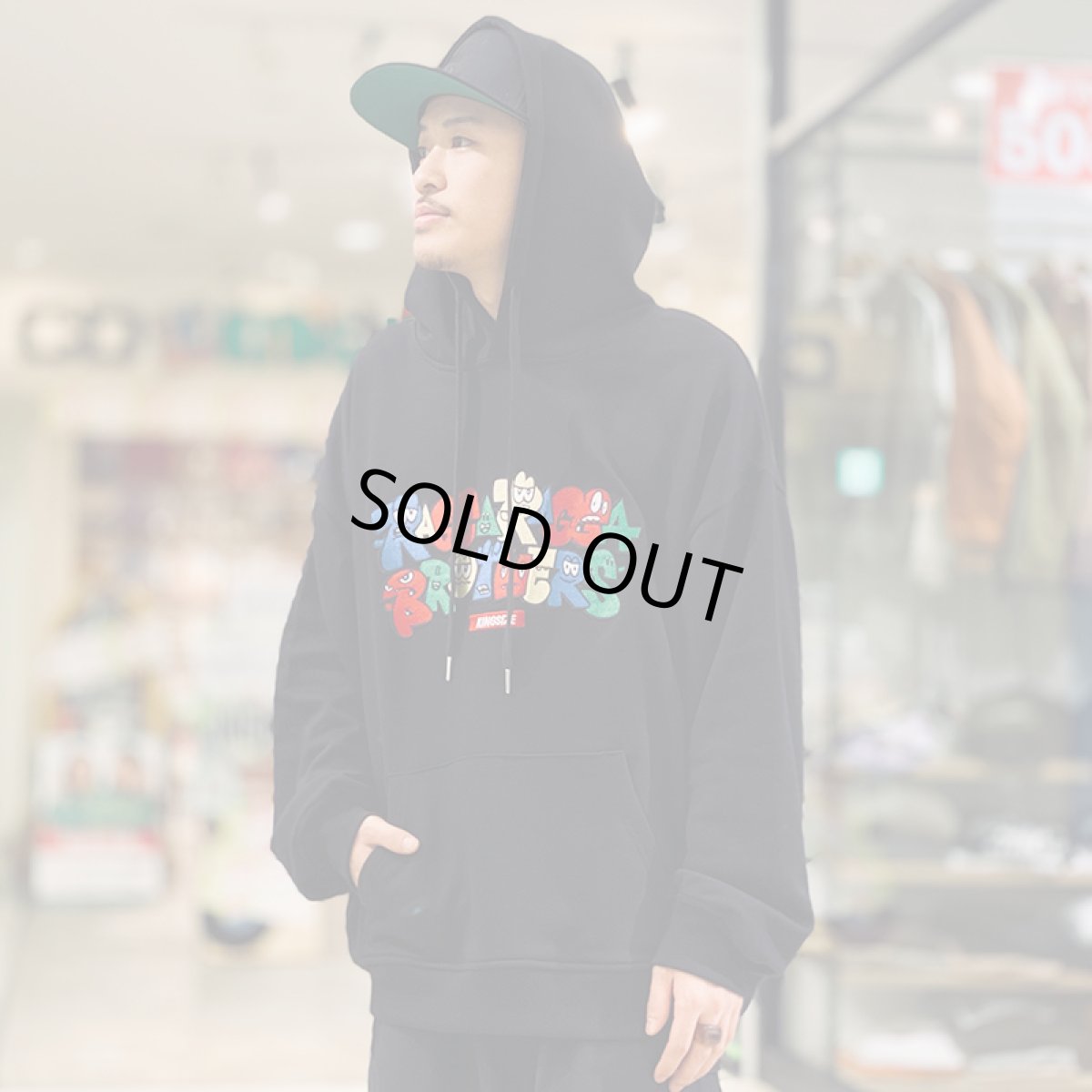 画像12: 【ラストLのみ】KINGSIZE（キングサイズ）“ｘRAGGARAGGA BROTHERS HOODY” (12)