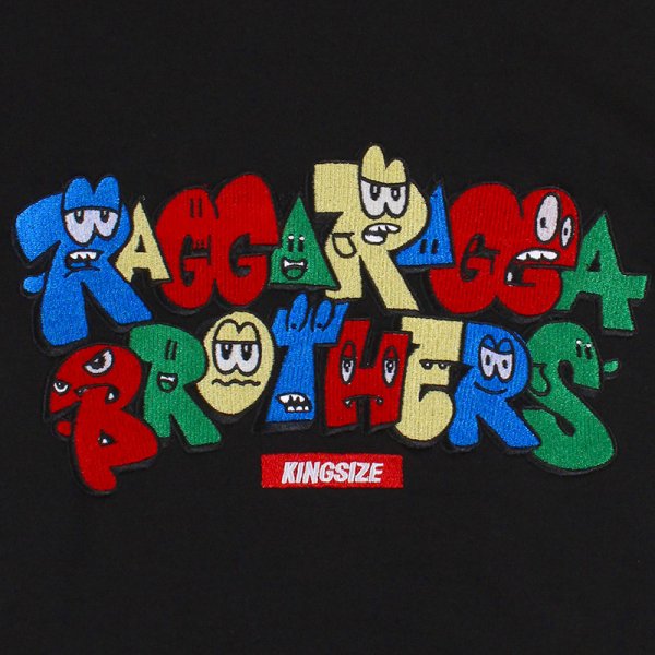 画像4: 【ラストLのみ】KINGSIZE(キングサイズ)“xRAGGARAGGA BROTHERS HOODY” (4)