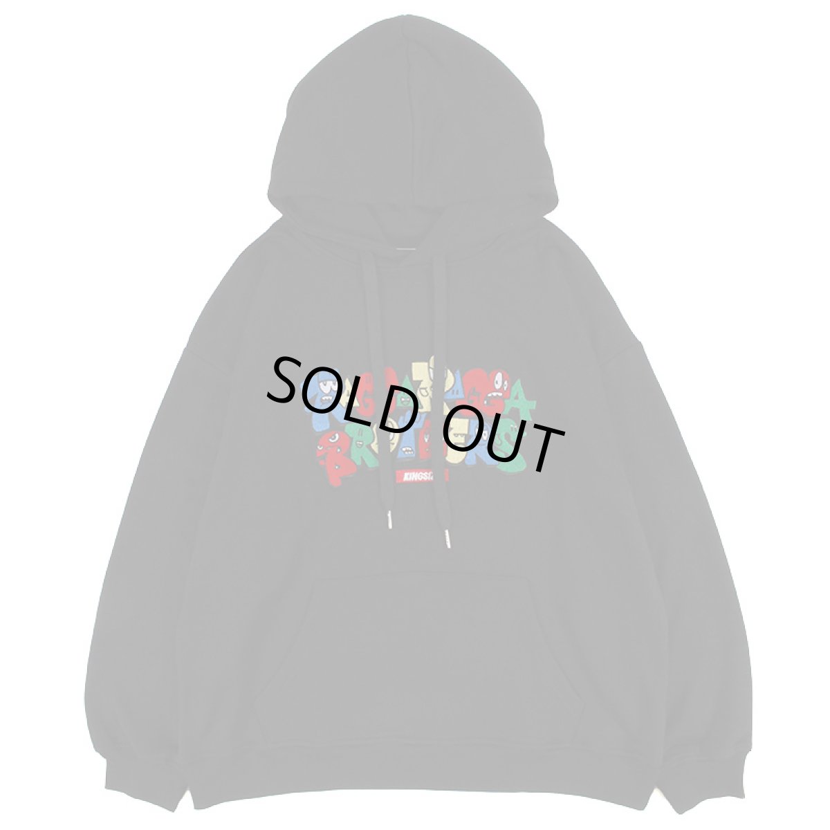 画像1: 【ラストLのみ】KINGSIZE（キングサイズ）“ｘRAGGARAGGA BROTHERS HOODY” (1)
