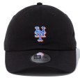 画像2: NEWERA（ニューエラ）“MLB Casual Classic ニューヨーク・メッツ ミッドロゴ ブラック × スノーホワイト/ロイヤル/オレンジエイド” (2)
