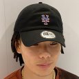 画像9: NEWERA（ニューエラ）“MLB Casual Classic ニューヨーク・メッツ ミッドロゴ ブラック × スノーホワイト/ロイヤル/オレンジエイド” (9)