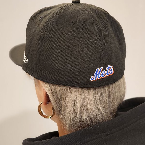 画像13: 【ラスト7 5/8 (60.6cm)のみ】NEWERA(ニューエラ)“59FIFTY MLB Pins ニューヨーク・メッツ ブラック” (13)
