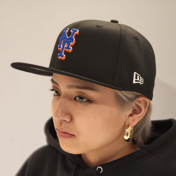 画像12: 【ラスト7 5/8 (60.6cm)のみ】NEWERA(ニューエラ)“59FIFTY MLB Pins ニューヨーク・メッツ ブラック” (12)