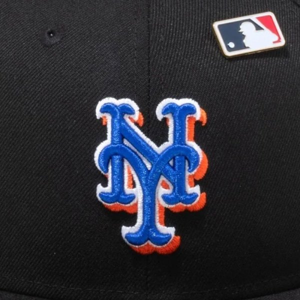 画像5: 【ラスト7 5/8 (60.6cm)のみ】NEWERA(ニューエラ)“59FIFTY MLB Pins ニューヨーク・メッツ ブラック” (5)
