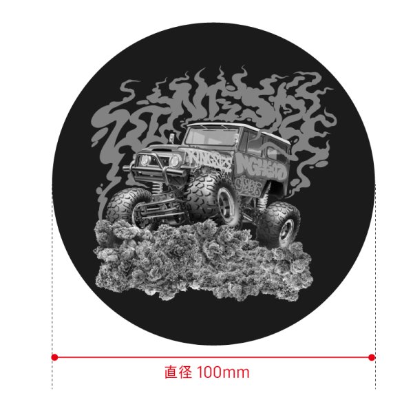 画像4: KINGSIZE(キングサイズ)“KING BAGGY WATERPROOF STICKER” (4)