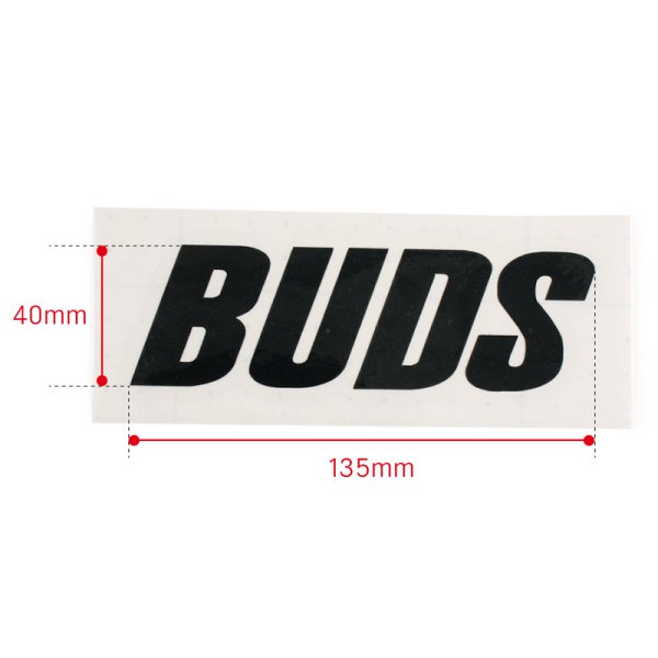 画像4: BUDS(バッズ)“CLASSIC LOGO CUTTING STICKER” (4)