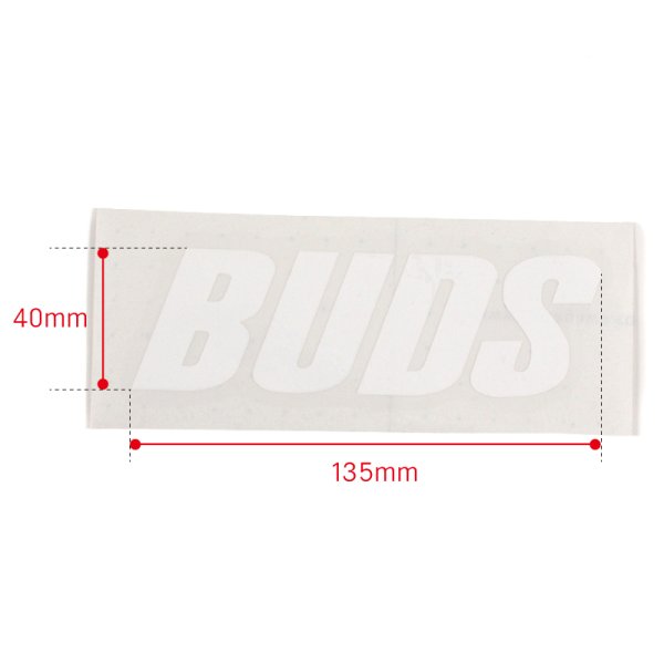 画像4: BUDS(バッズ)“CLASSIC LOGO CUTTING STICKER” (4)