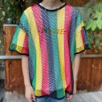 画像10: 【ラストM / Lのみ】SPECIAL1 (スペシャル ワン) “STRIPE MARINA TEE -REDxGOLDxGREENxBLACK-” (10)