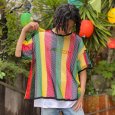 画像7: 【ラストM / Lのみ】SPECIAL1 (スペシャル ワン) “STRIPE MARINA TEE -REDxGOLDxGREENxBLACK-” (7)