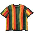 画像2: 【ラストM / Lのみ】SPECIAL1 (スペシャル ワン) “STRIPE MARINA TEE -REDxGOLDxGREENxBLACK-” (2)