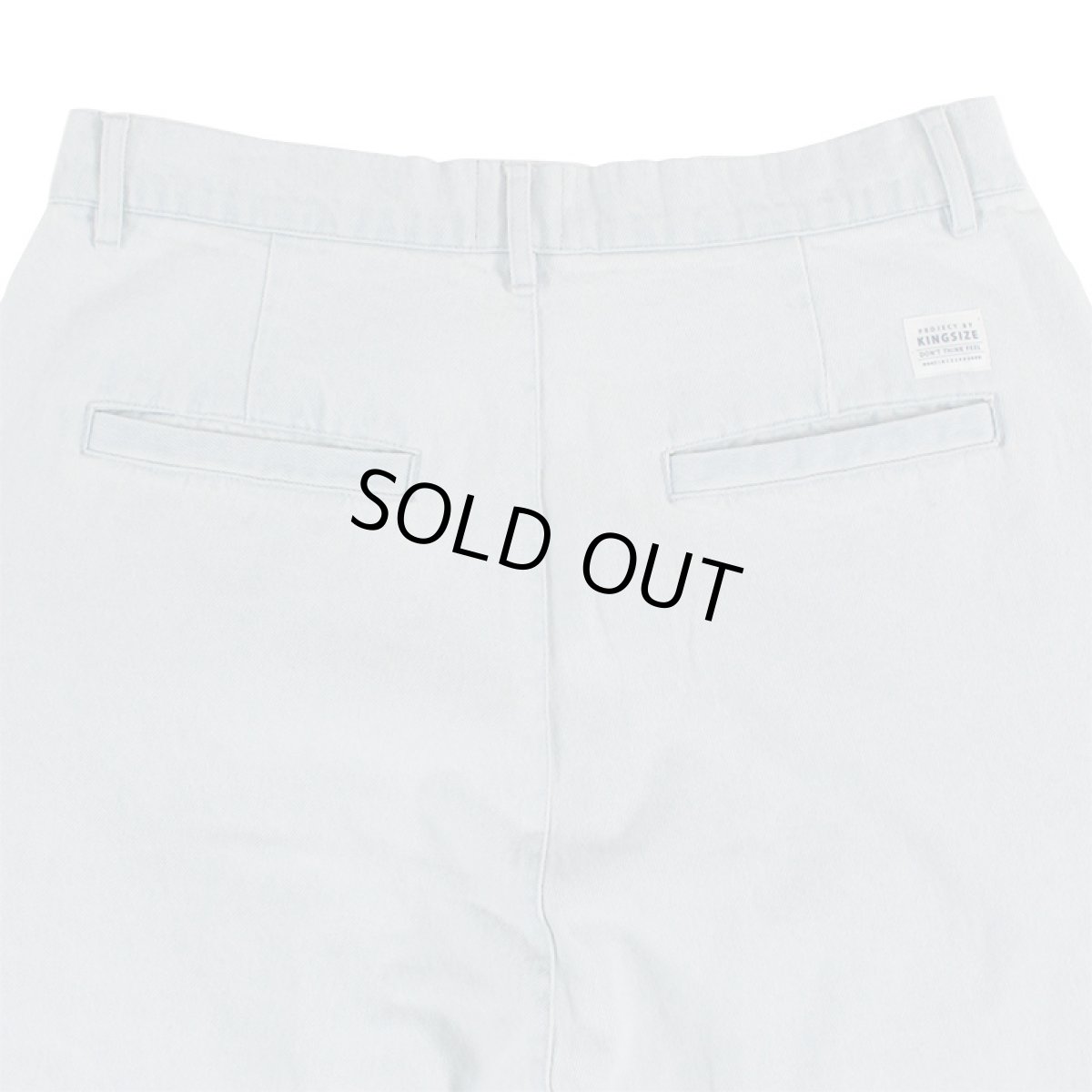 画像8: 【半額】【ラストXLのみ】KINGSIZE（キングサイズ）“TACK BAGGY DENIM PANTS” (8)