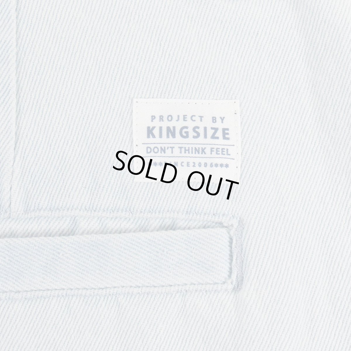画像10: 【半額】【ラストXLのみ】KINGSIZE（キングサイズ）“TACK BAGGY DENIM PANTS” (10)
