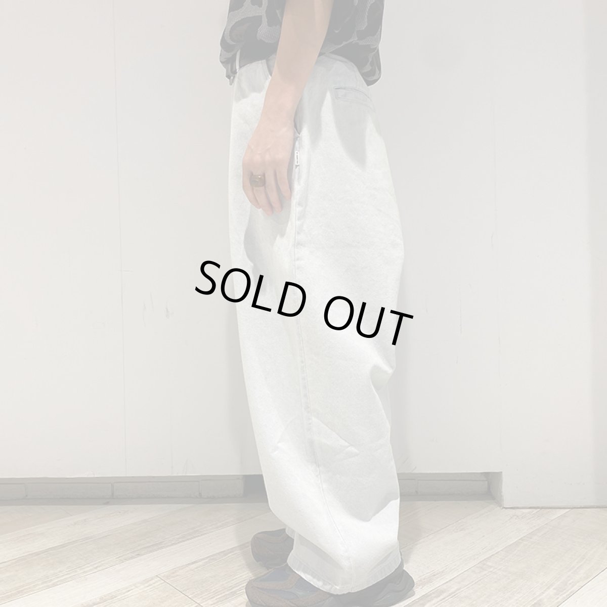 画像16: 【半額】【ラストXLのみ】KINGSIZE（キングサイズ）“TACK BAGGY DENIM PANTS” (16)