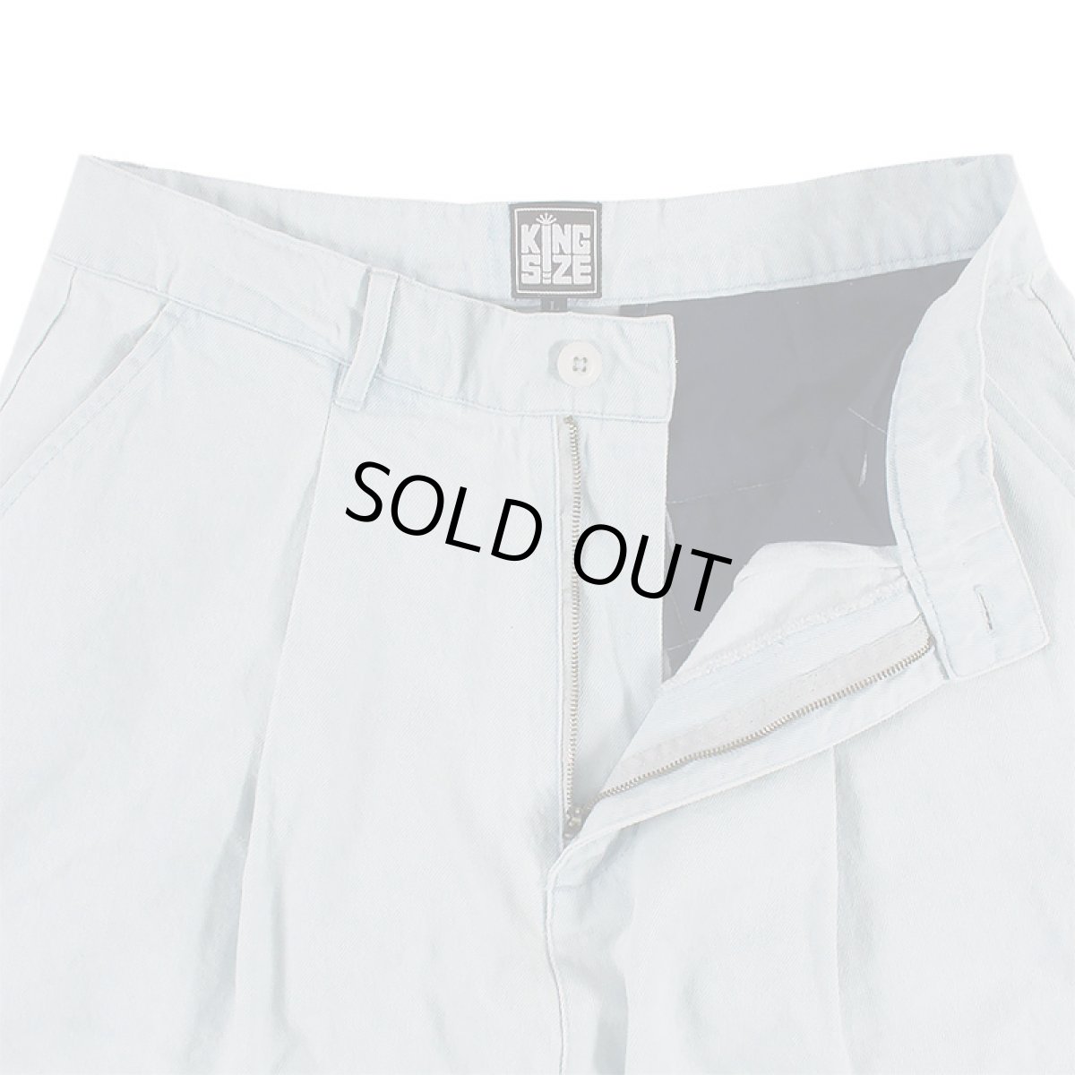 画像4: 【半額】【ラストXLのみ】KINGSIZE（キングサイズ）“TACK BAGGY DENIM PANTS” (4)