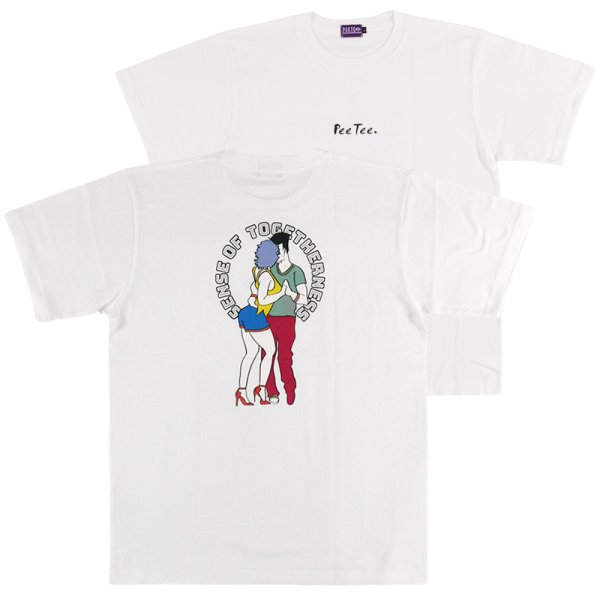画像1: 【ラストXLのみ】PeeTee. (ピーティー) “SENSE OF TOGETHERNESS TEE” (1)
