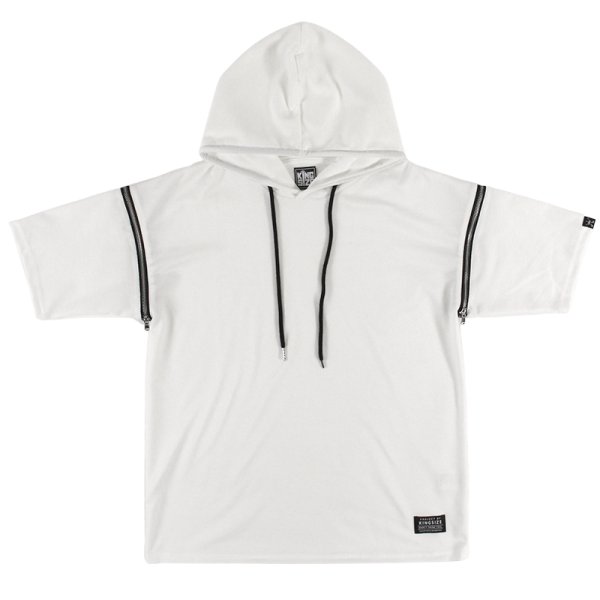 画像1: 【ラストXLのみ】KINGSIZE（キングサイズ）“HOOD ZIP TEE” (1)