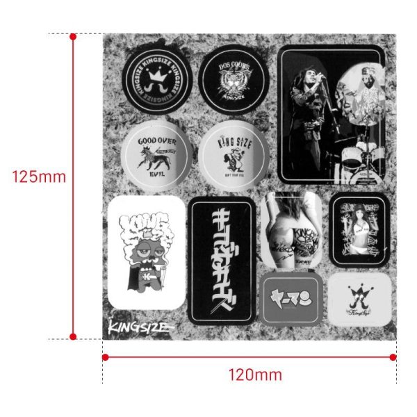 画像5: KINGSIZE（キングサイズ）“STICKER SHEET” (5)