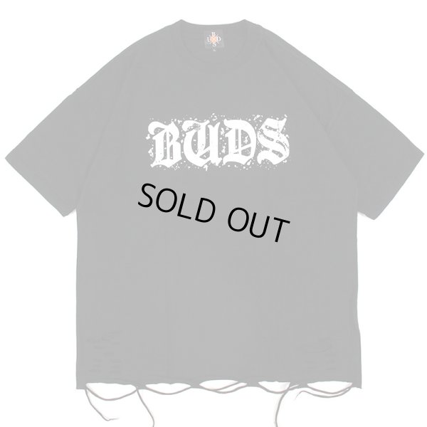 画像1: 【ラストLのみ】BUDS（バッズ）“DAMAGE TEE” (1)