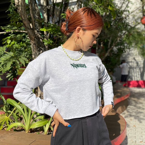 画像10: [レディース] KINGSIZE（キングサイズ）“CASPER W CROPPED CREW” (10)