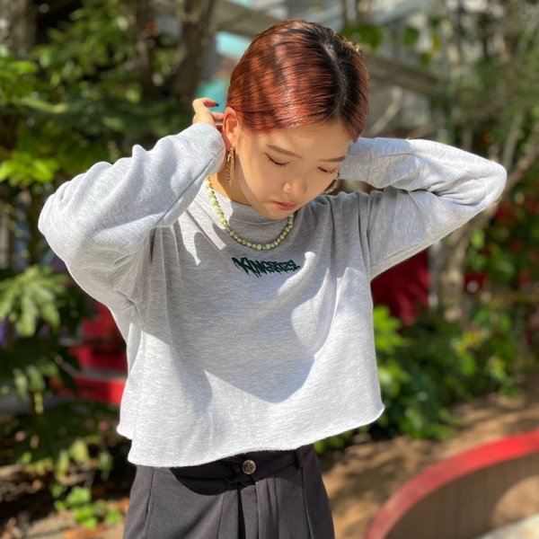 画像11: [レディース] KINGSIZE（キングサイズ）“CASPER W CROPPED CREW” (11)