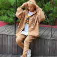 画像16: 【ラストLのみ】KINGSIZE（キングサイズ）“ROLLIN ZIP HOOD” (16)