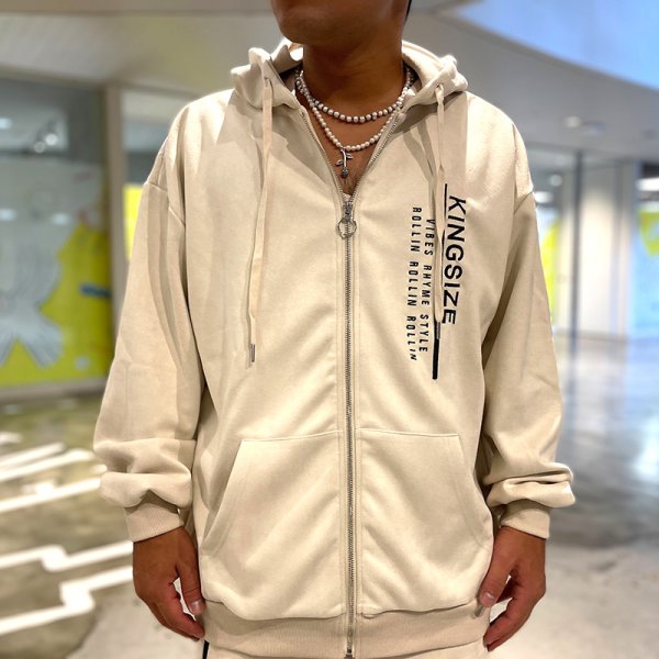 画像13: 【ラストXLのみ】KINGSIZE(キングサイズ)“ROLLIN ZIP HOOD” (13)