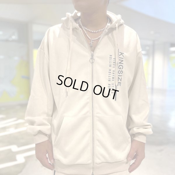 画像13: 【ラストXLのみ】KINGSIZE（キングサイズ）“ROLLIN ZIP HOOD” (13)
